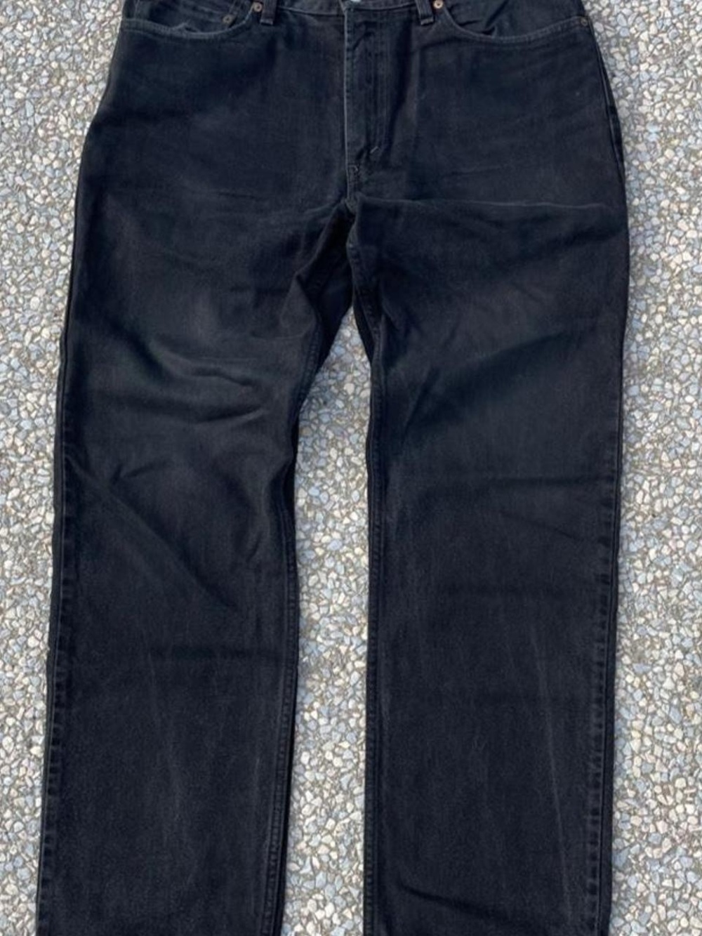 Levi's 505 Regular Fit Black Straight Jeans
